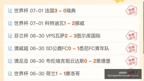 大赢家足球比分 110125 4